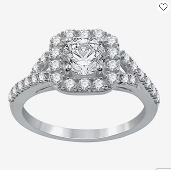 Limited Time $24 Women's Lab Created White Sapphire Sterling Silver - Picture 2 of 4